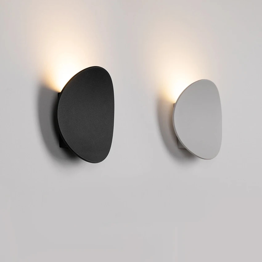 Outdoor Lighting No Wiring - Lámpara de pared LED moderna para