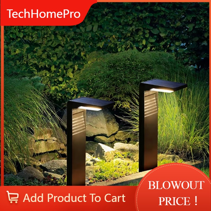 Outdoor Lighting No Wiring - TechHPSolar - Luces LED Solares Impermeables