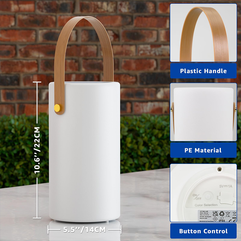 Outdoor Lighting Battery Operated - Lámpara Solar de Mesa, Linterna para