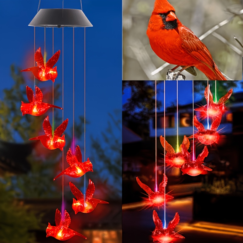 Outdoor Lighting Design - Luces solares con forma de pájaro