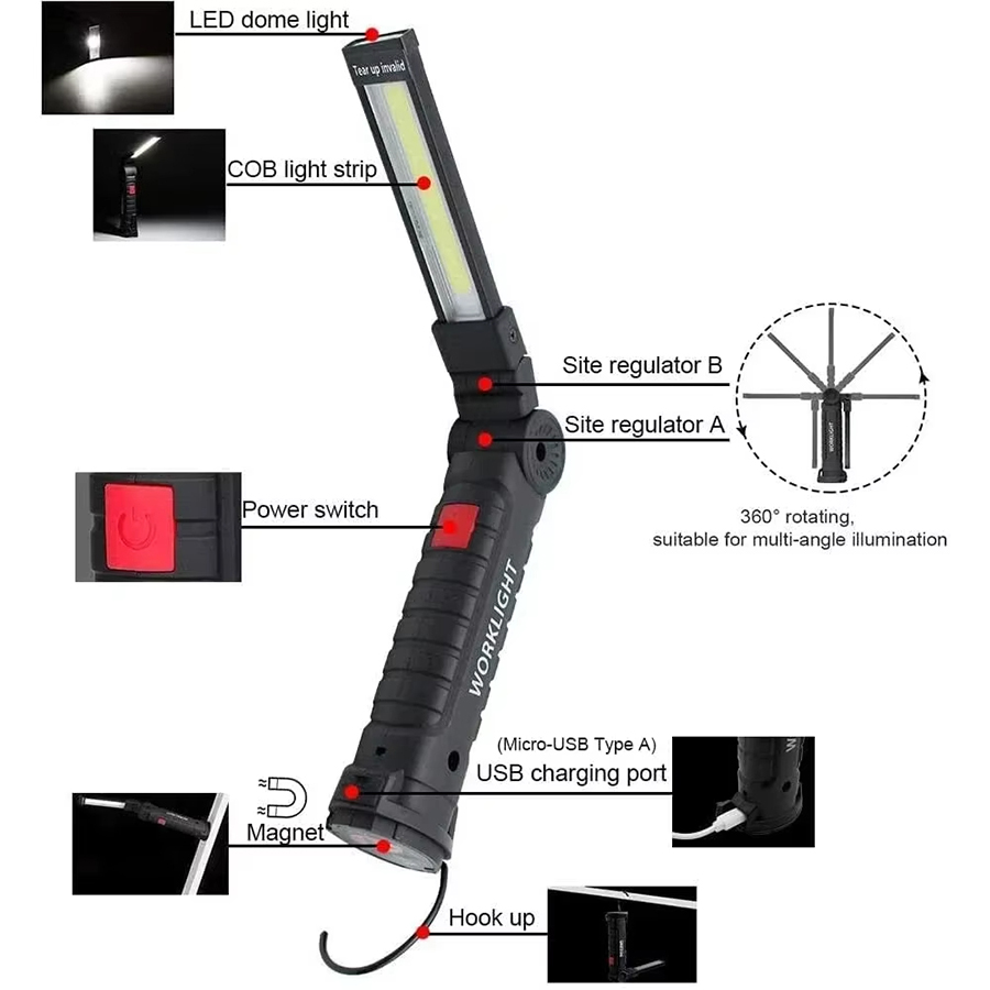 Linterna LED portátil con ganc - Outdoor Lighting Beacon reseña y precio