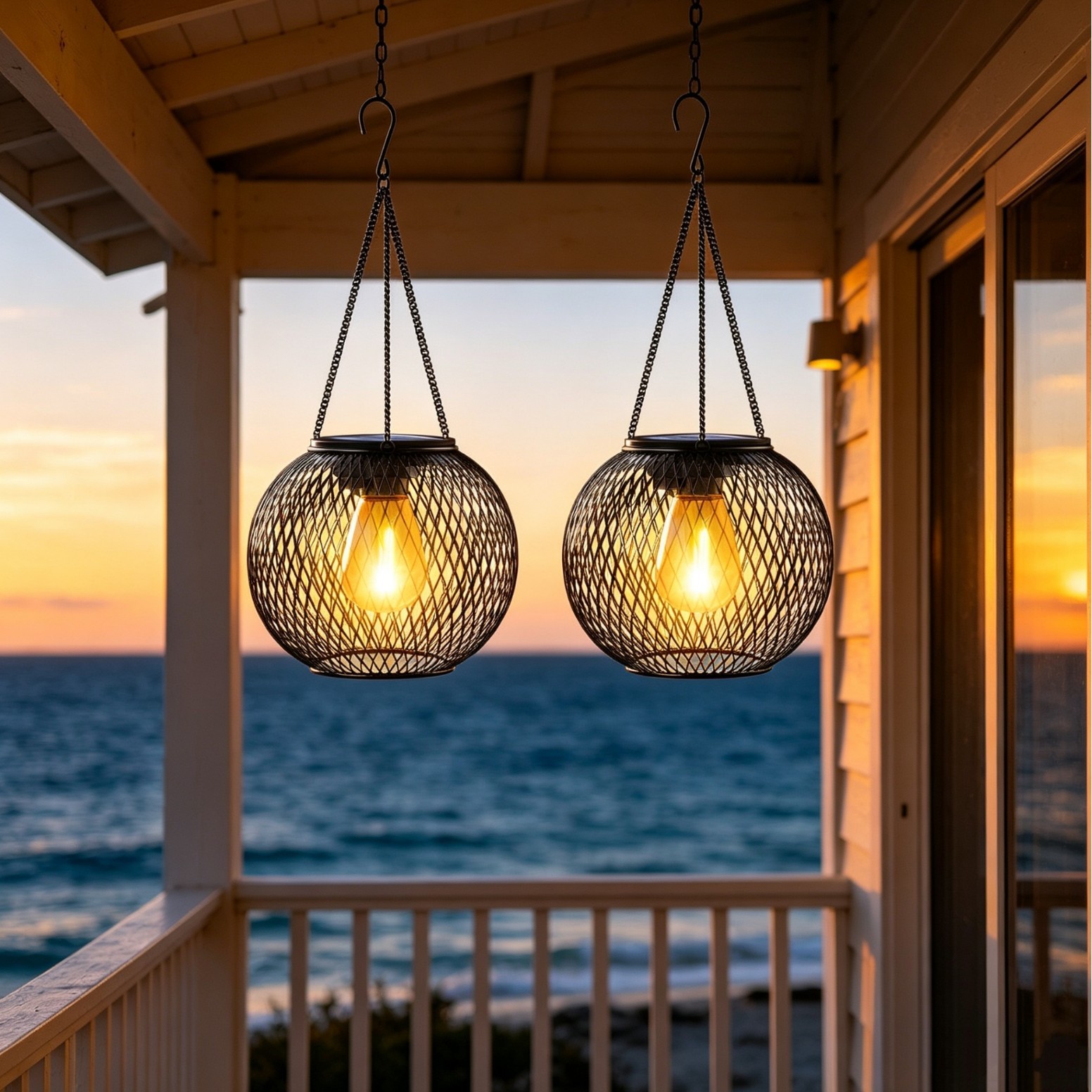 Lámpara LED Solar Colgante par - Outdoor Lighting Design reseña y precio