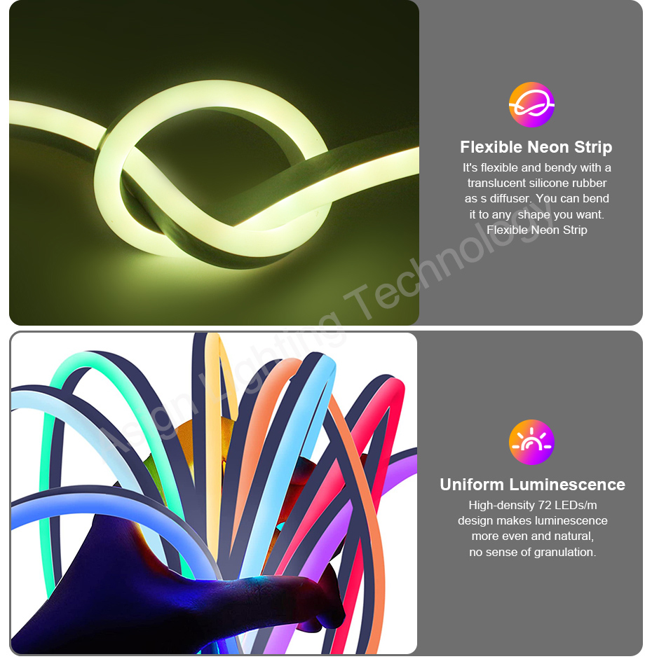 Tira de Luces LED RGB de 220V  - Outdoor Lighting No Wiring reseña y precio