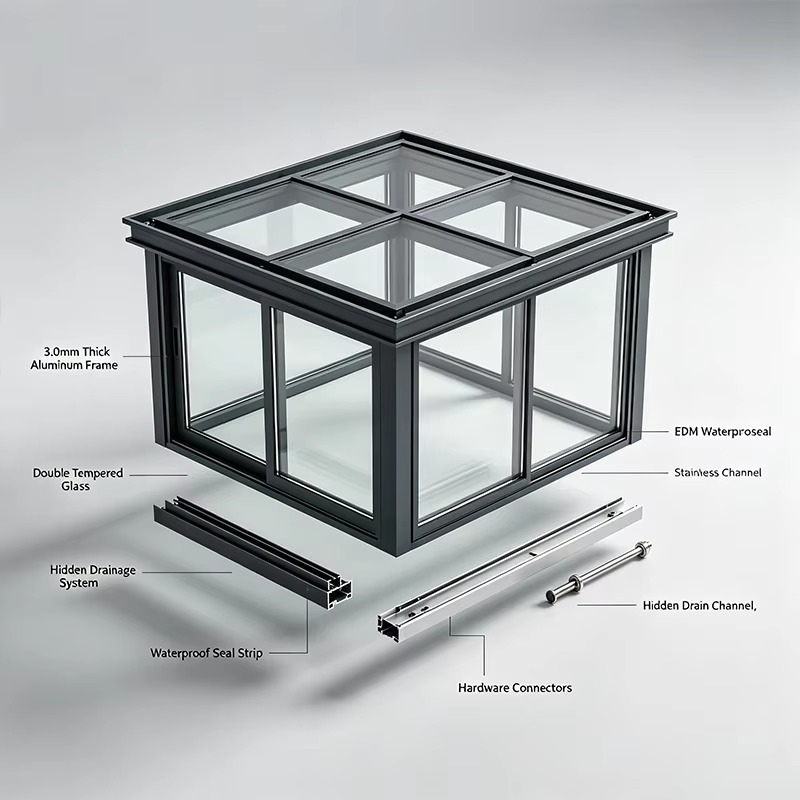 Solárium Multiusos de Aluminio - Outdoor Lighting Install reseña y precio