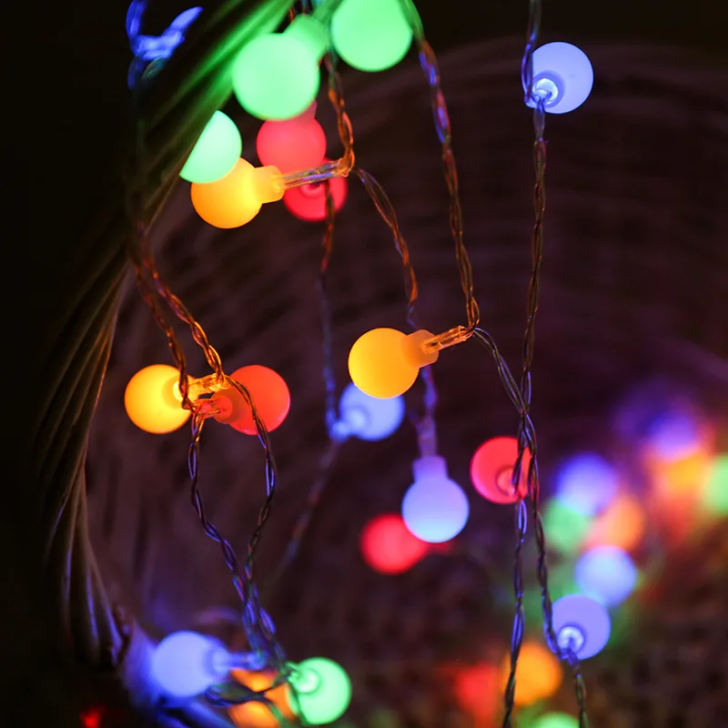 Guirnalda de luces LED con bol - Outdoor Lighting Battery Operated reseña y precio