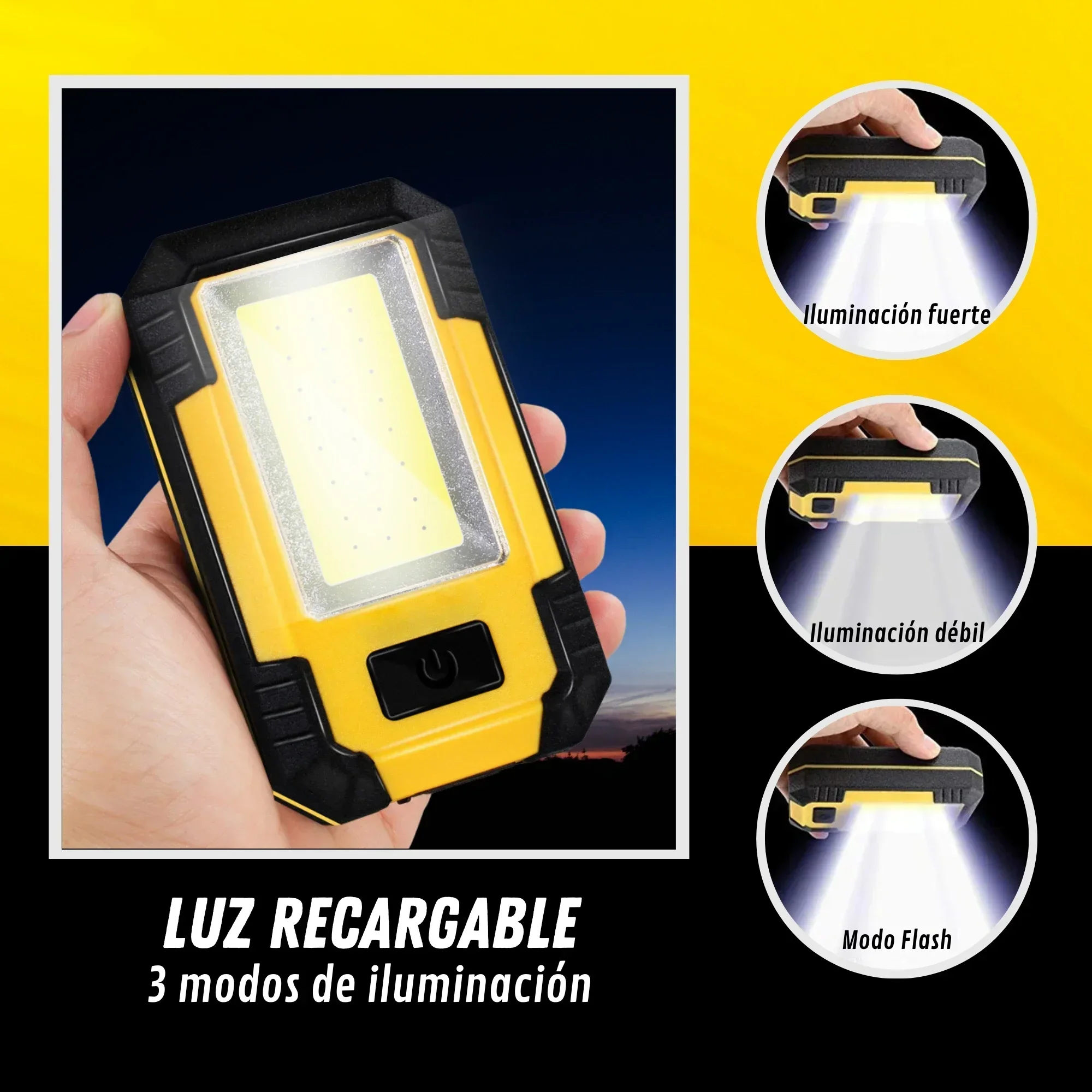 Linterna de Trabajo Recargable - Outdoor Lighting Beacon reseña y precio