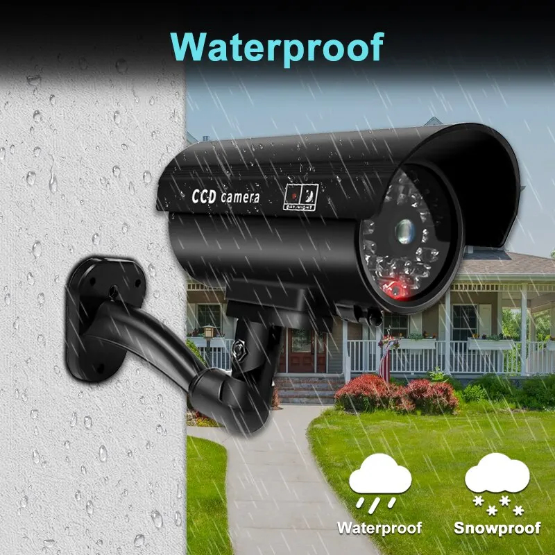 Cámara de seguridad ficticia r - Outdoor Lighting No Wiring reseña y precio