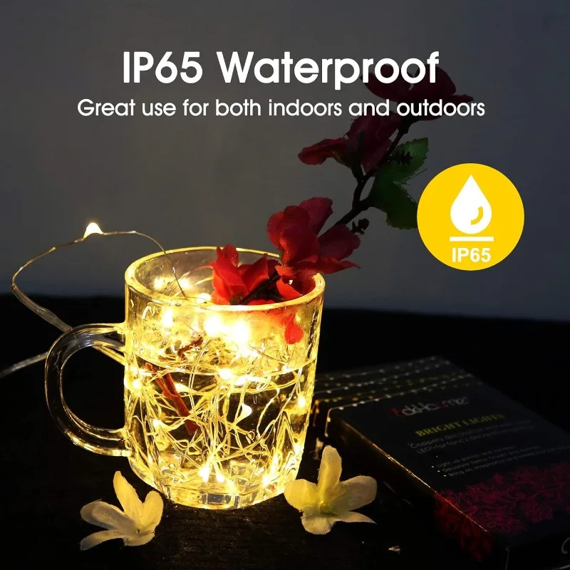 Guirnalda de luces LED USB, gu - Outdoor Lighting No Wiring reseña y precio