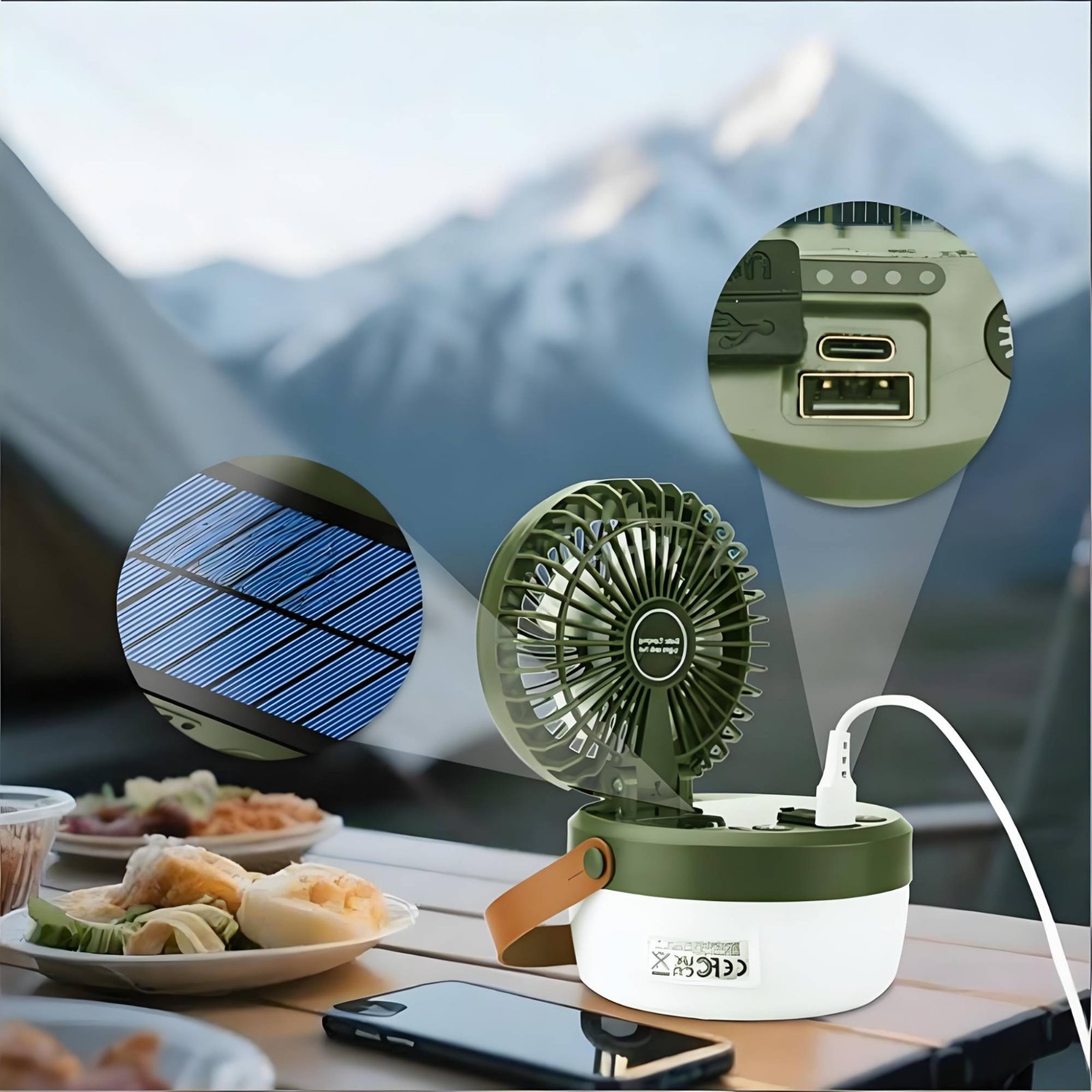 Linterna de Camping Solar con  - Outdoor Lighting Design reseña y precio
