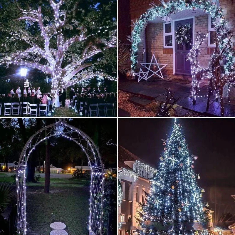 Guirnalda de luces LED de alam - Outdoor Lighting No Wiring reseña y precio