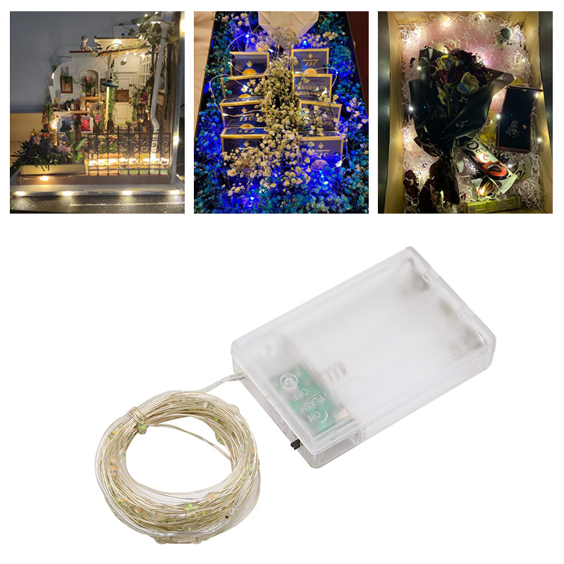 Guirnalda de Luces LED con Cab - Outdoor Lighting No Wiring reseña y precio