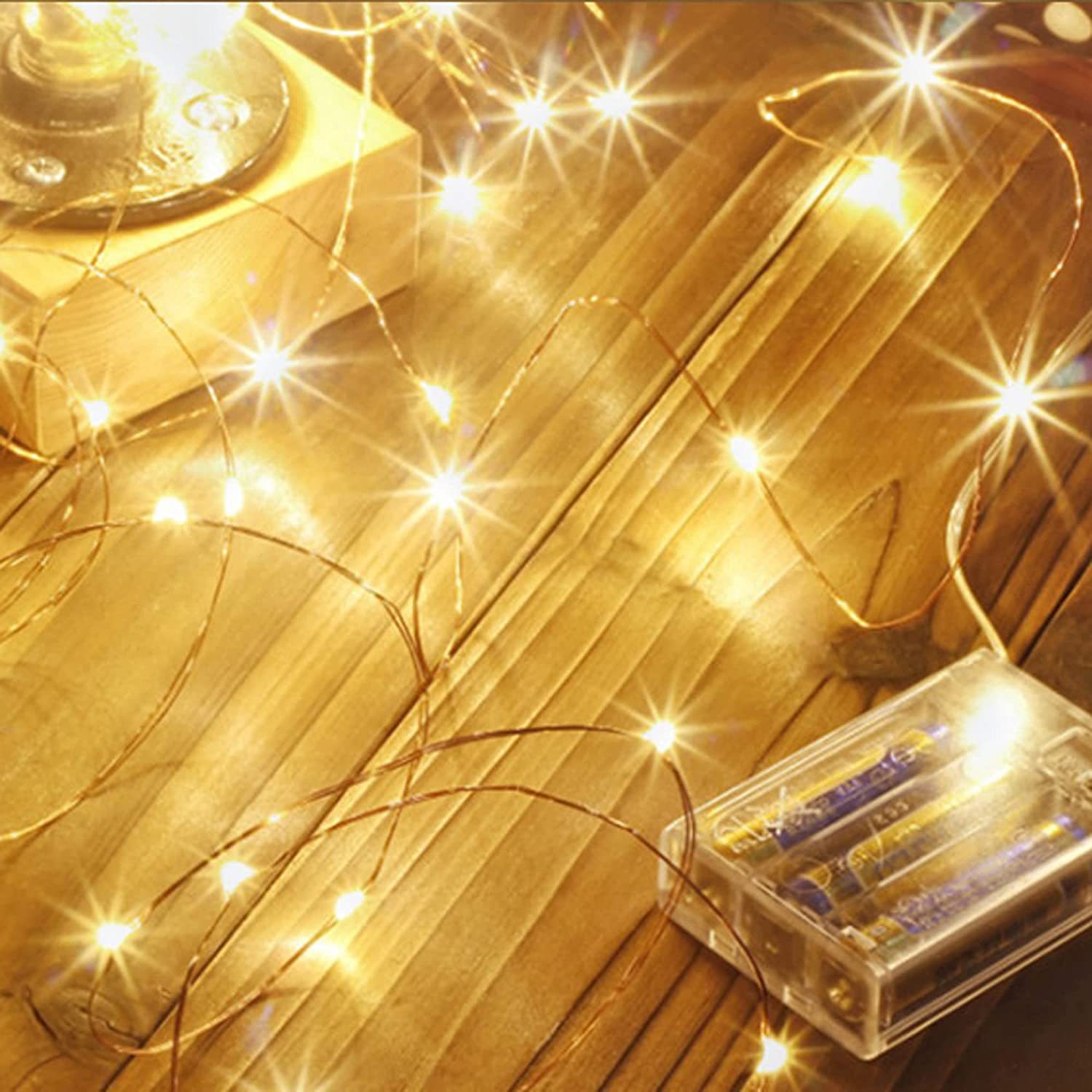 Guirnalda de Luces LED con Cab - Outdoor Lighting No Wiring reseña y precio