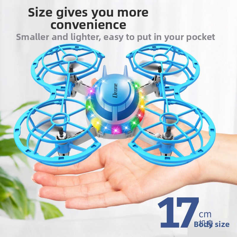 Mini Dron RC con Luces LED, Qu - Outdoor Lighting Battery Operated reseña y precio