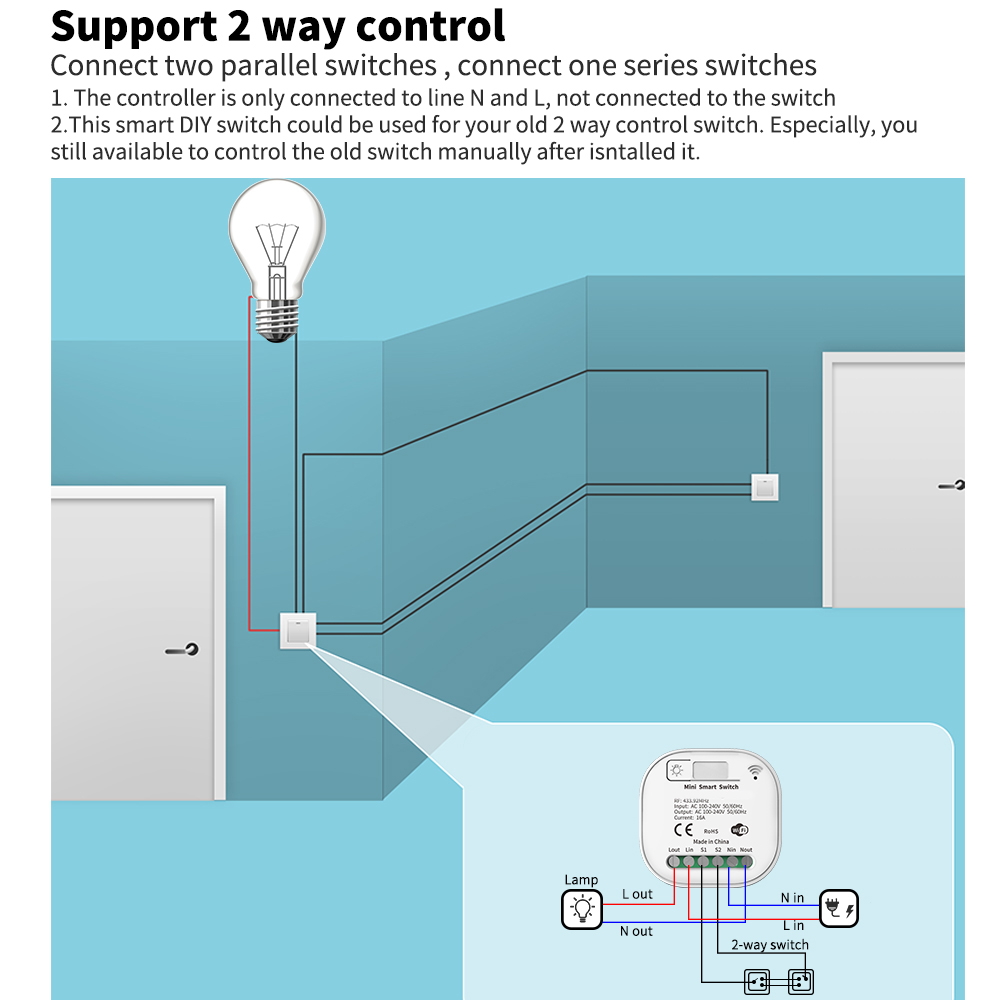 SIXWGH-Juego de interruptores  - Outdoor Lighting Install reseña y precio