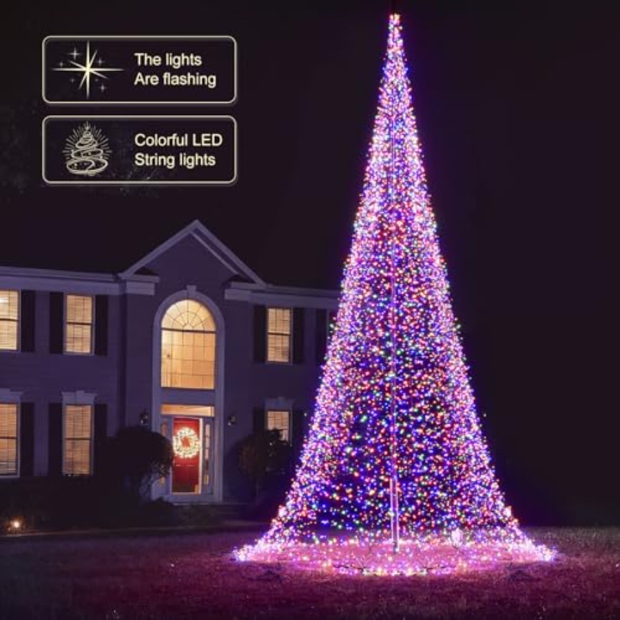Árbol de Navidad LED para exte - Outdoor Lighting Install reseña y precio