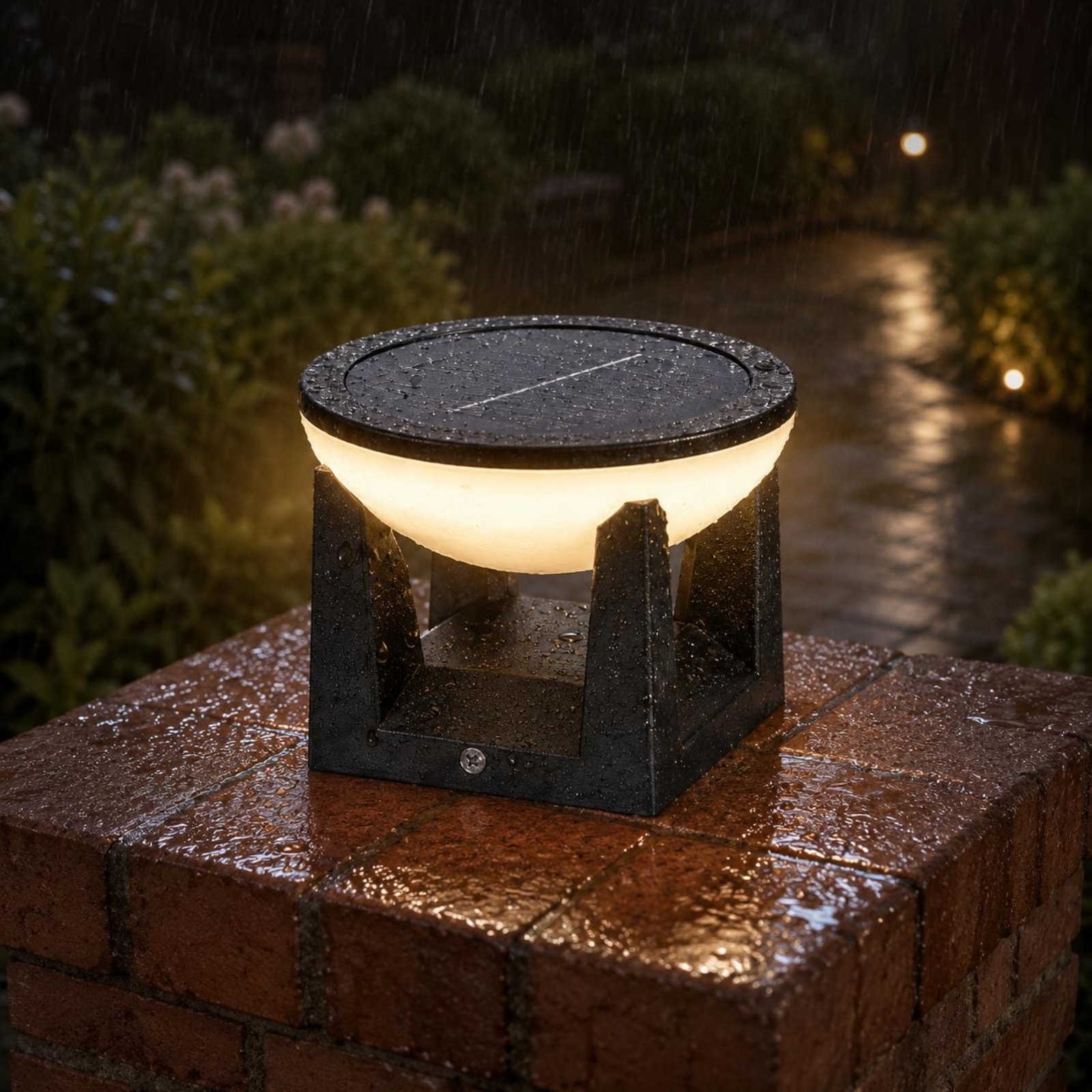 Lámpara Solar para Poste, Fáci - Outdoor Lighting Install reseña y precio
