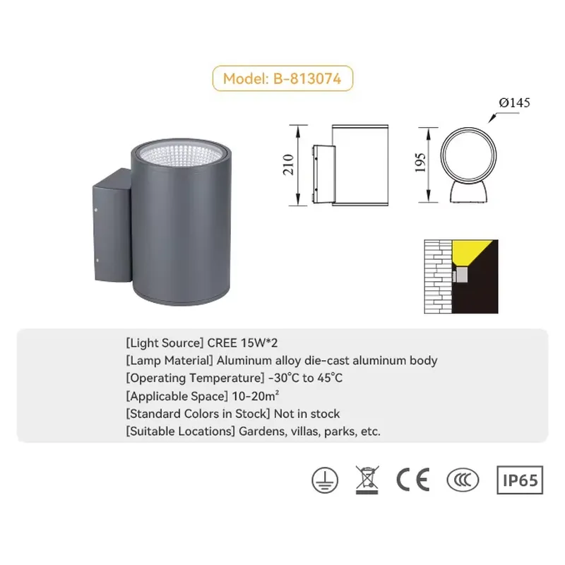 Lámpara de Pared LED para Exte - Outdoor Lighting Design reseña y precio