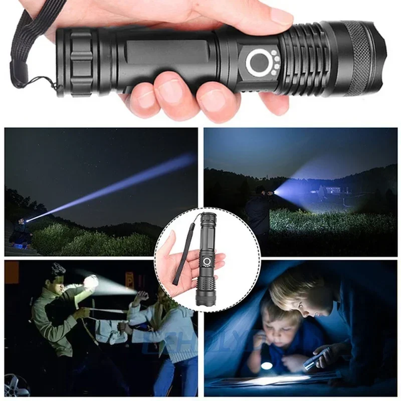 Linterna Led XHP70 de alta pot - Outdoor Lighting Beacon reseña y precio