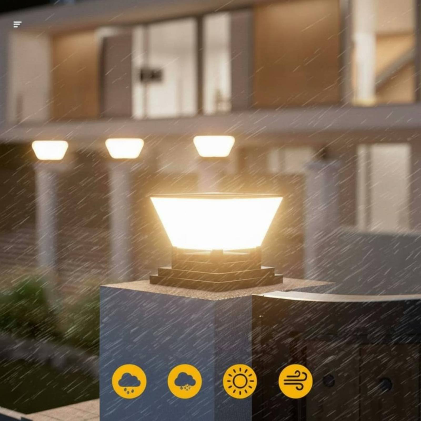 Lámpara Solar para Poste, Resi - Outdoor Lighting Install reseña y precio