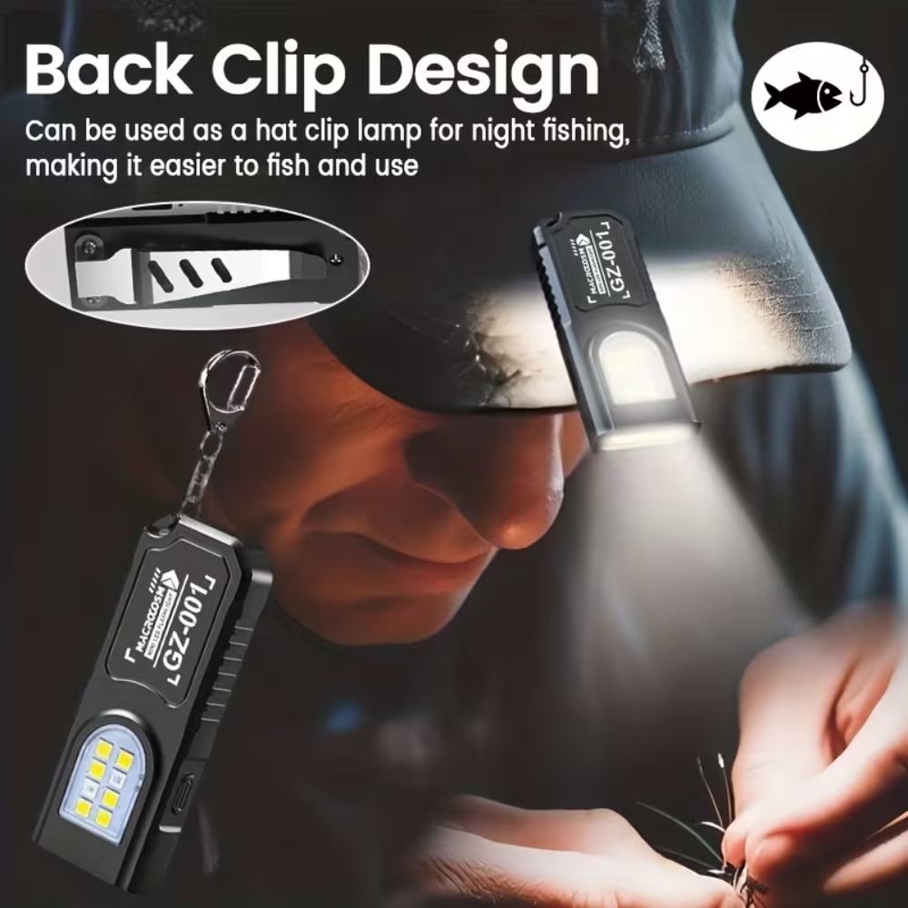 Mini linterna LED COB con llav - Outdoor Lighting Beacon reseña y precio